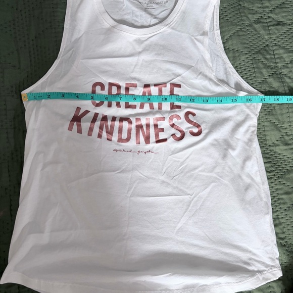 Spiritual Gangster White Workout Tank Small - Picture 5 of 6